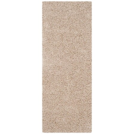 Safavieh Athens Shag Runner Rug, Beige - 2 ft. - 3 in. x 8 ft. SGA119G-28